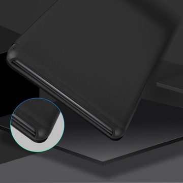 Dux Ducis Tablet-Hülle Dux Ducis Buch Tasche Hartschale mit Smart Sleep Standfunktion für Amazon Kindle Paperwhite 4 Tablet Hülle Etui Brieftasche Schutzhülle Schwarz
