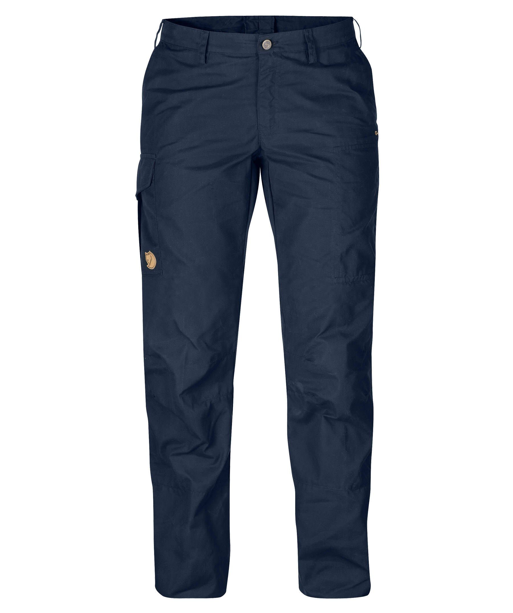 Damen Fjällräven Wanderhose (1-tlg) Outdoorhose KARLA nachtblau PRO (301)