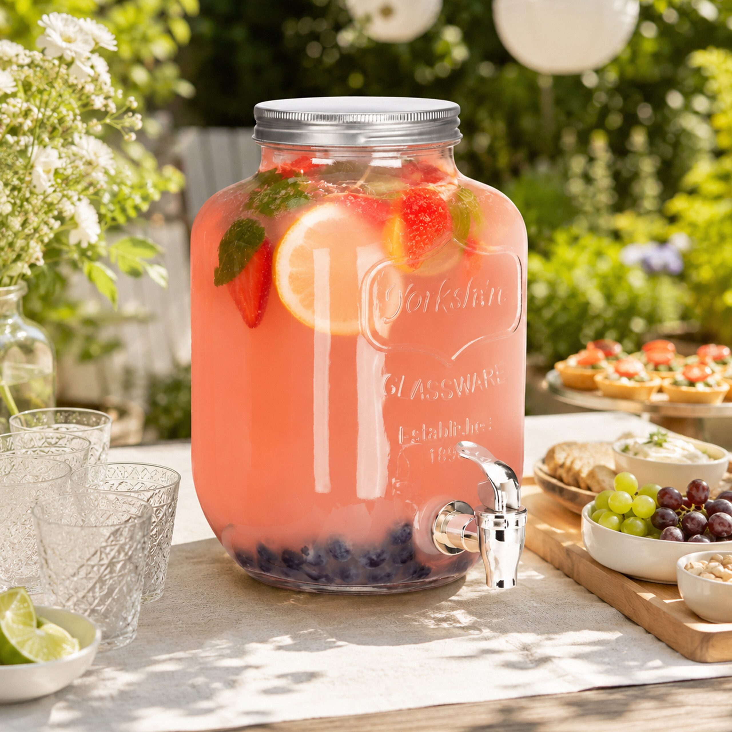 relaxdays Getränkespender 3,5 L