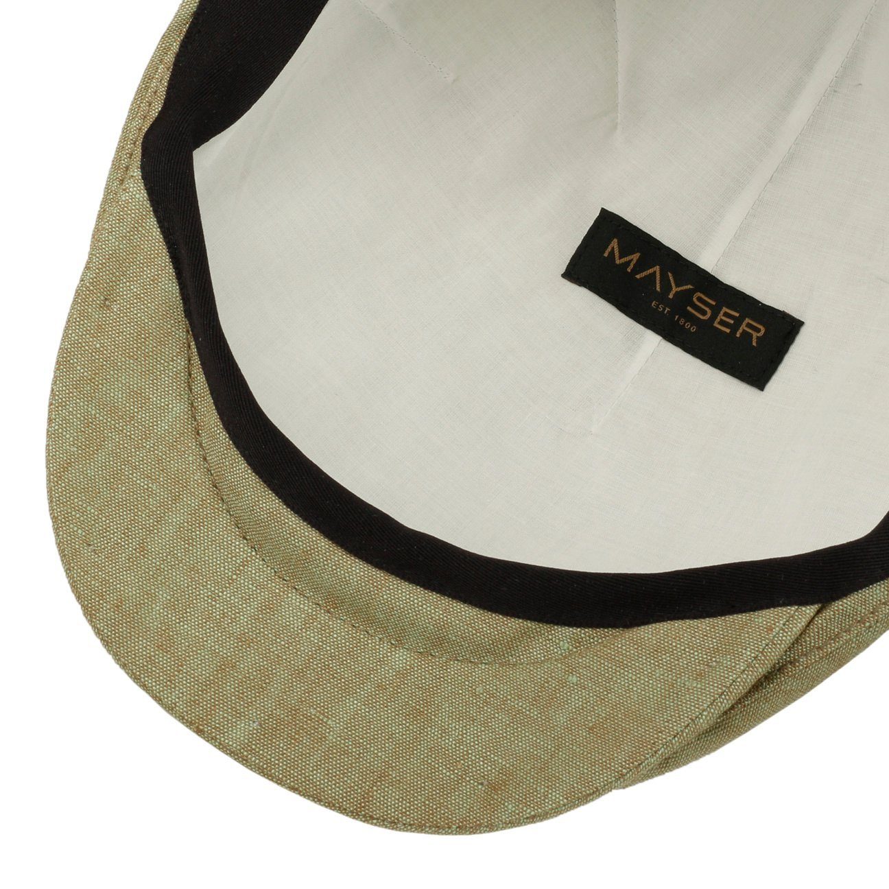 Mayser Flat Cap (1-St) Schirmmütze mit Schirm, Made in the EU