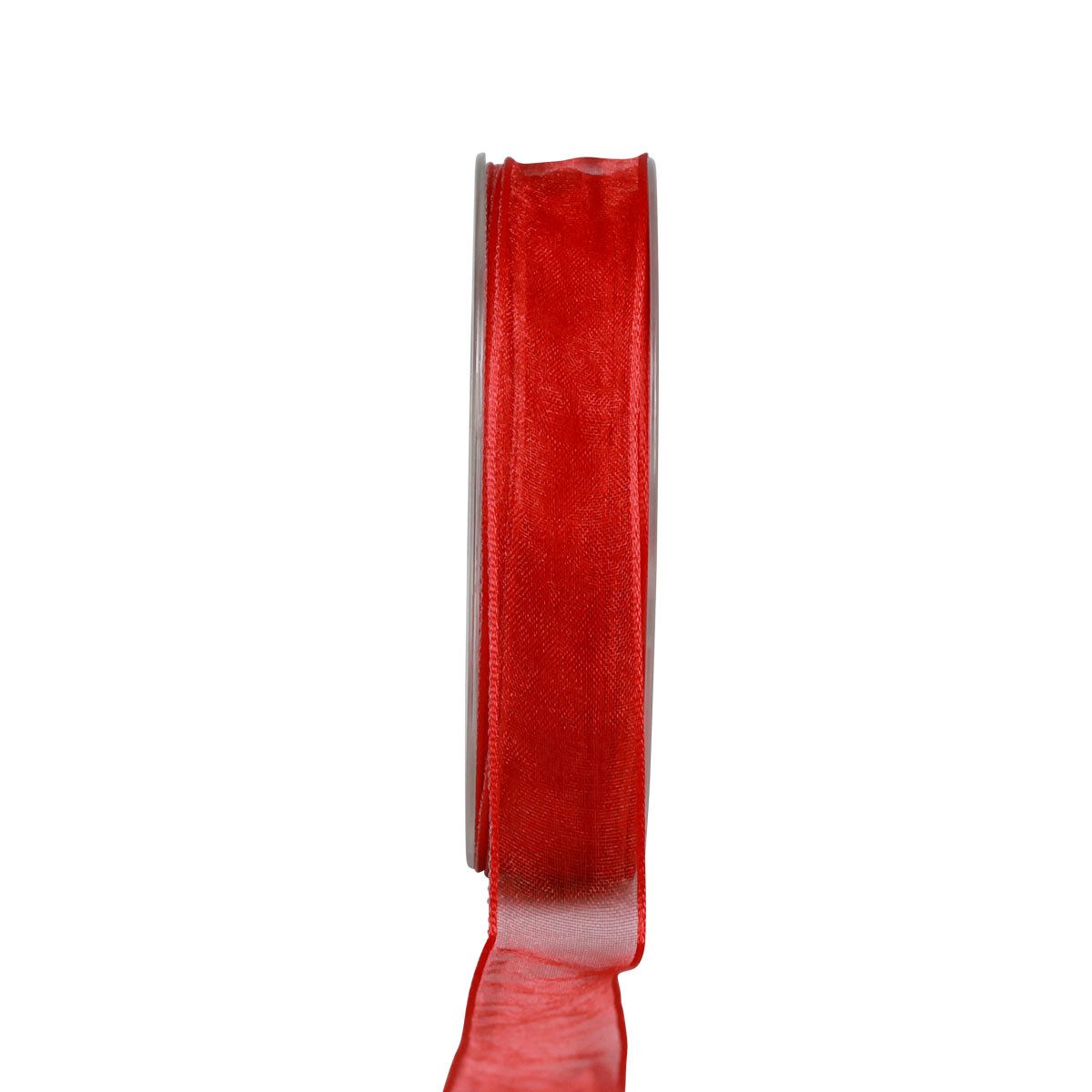 Organzaband Chiffonband Organzaband Rot 15mm 20m Geschenkband Dekoration