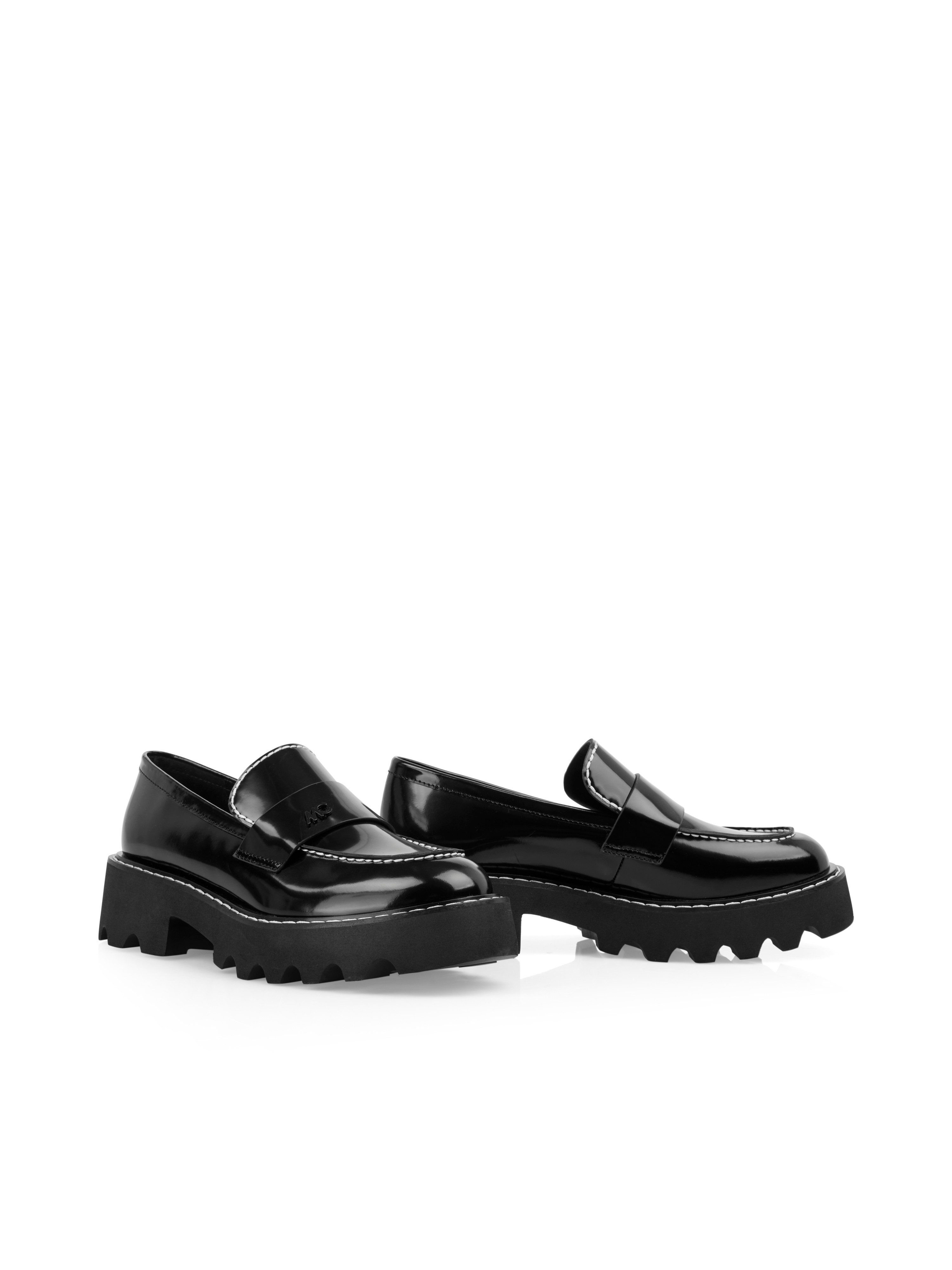Marc Cain Loafer Blockabsatz, Plateau, Slipper mit klassischem Zierriegel