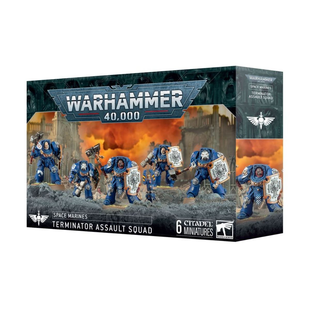 Games Workshop Spielfigur Warhammer 40.000 Space Marines Assault Terminator günstig online kaufen