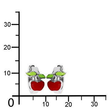 OSTSEE-SCHMUCK Klappcreolen - Apfel - Silber 925/000 -, (2-tlg)