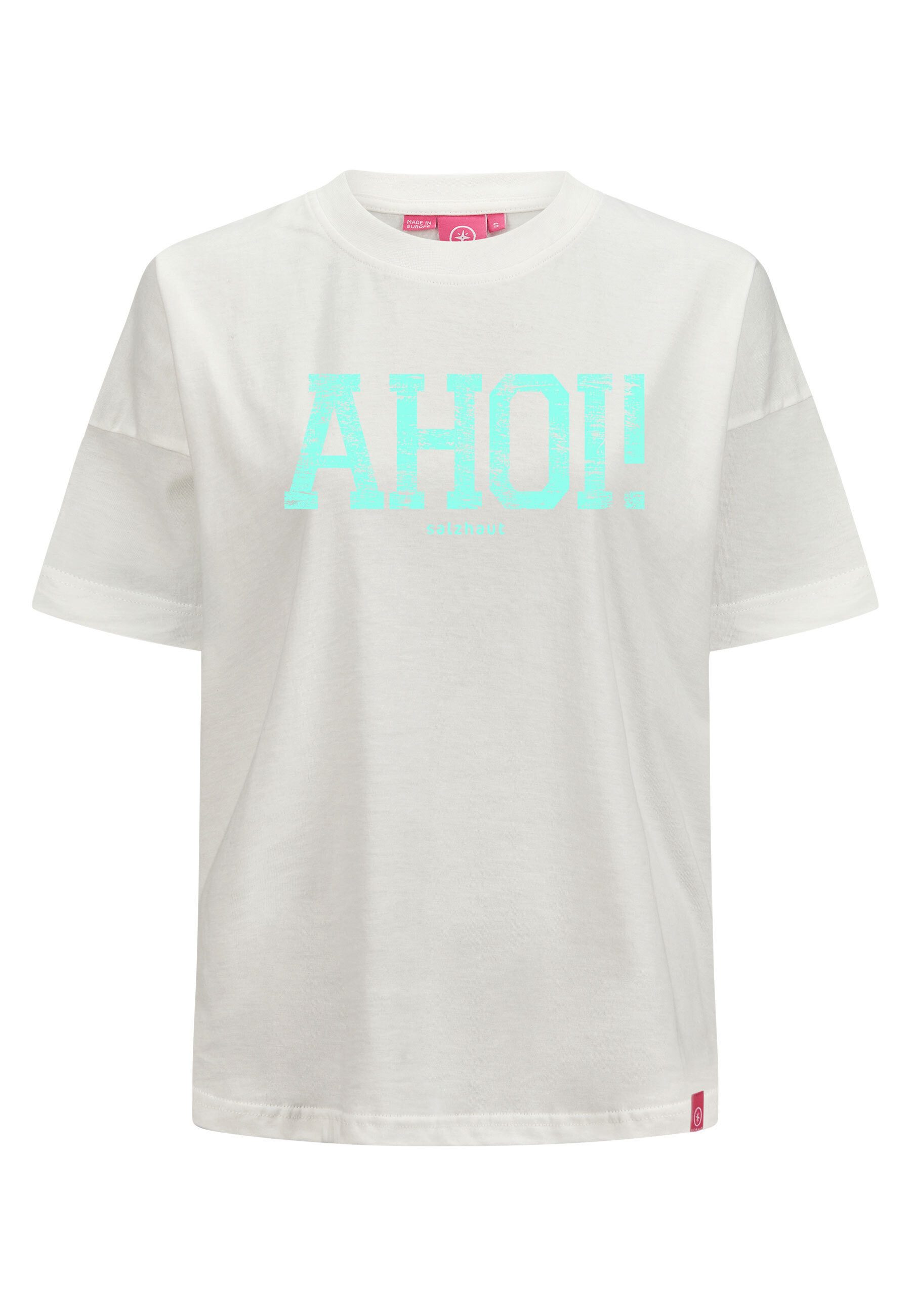 salzhaut T-Shirt LEEV-AHOI Damen Relaxed-Fit Endlich wieder Sommer! bequeme günstig online kaufen