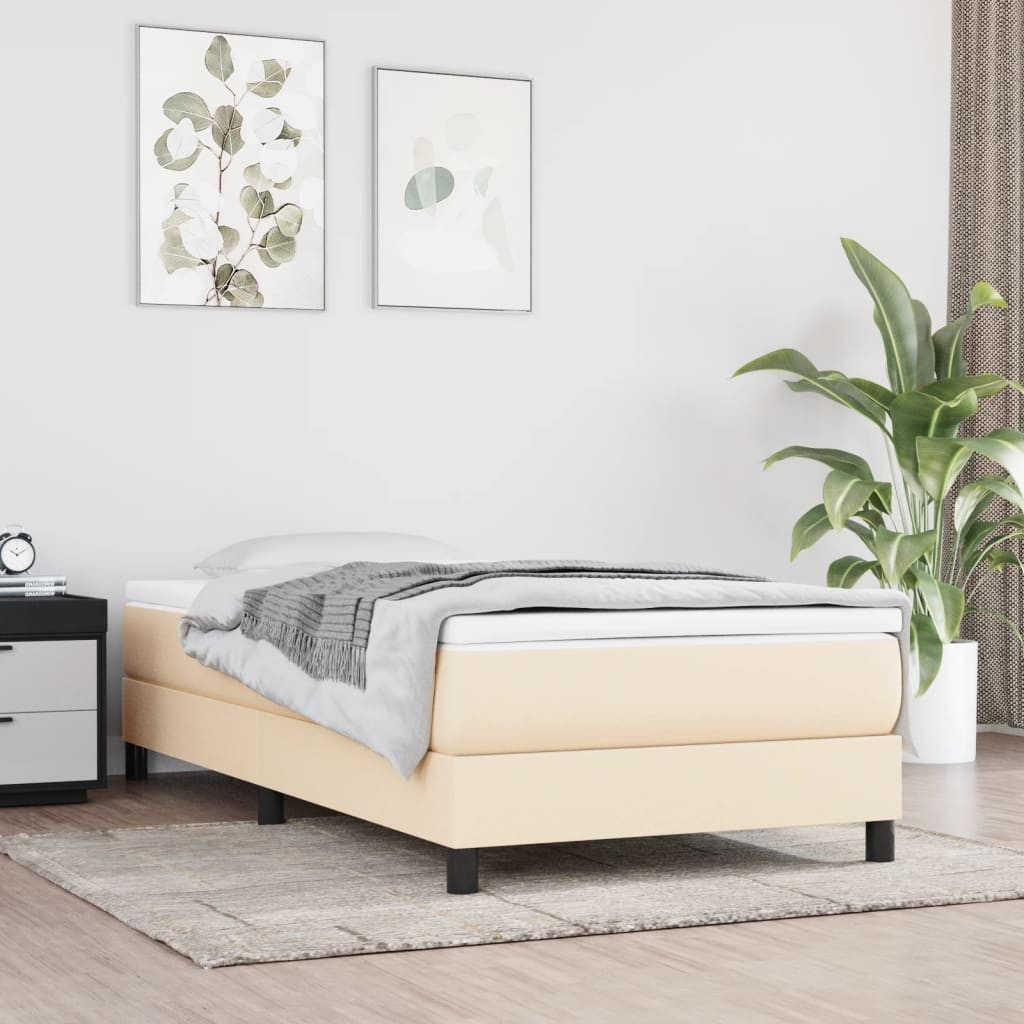 furnicato Bett Bettgestell ohne Matratze Creme günstig online kaufen