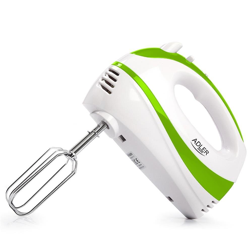 Adler Handmixer AD 4205g, Mixer, 300 Watt, 5 Geschwindigkeitsstufen, TURBO-Taste