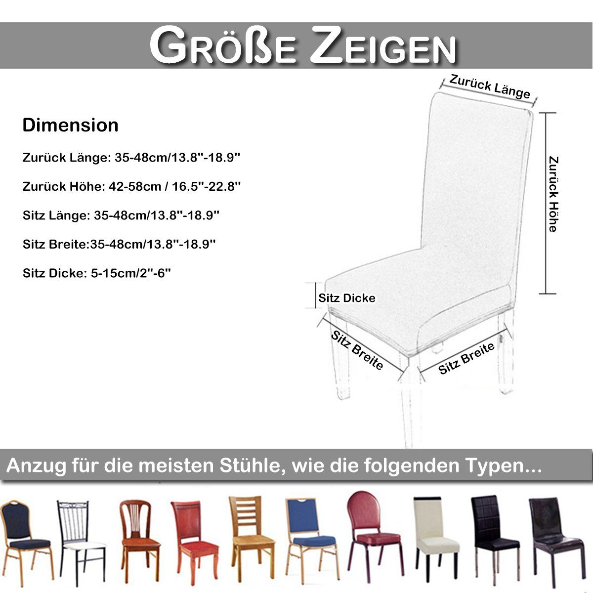 Sunicol Stuhlhusse Floral Geometrische Bankett Stuhl Abdeckung, für Esszimm günstig online kaufen