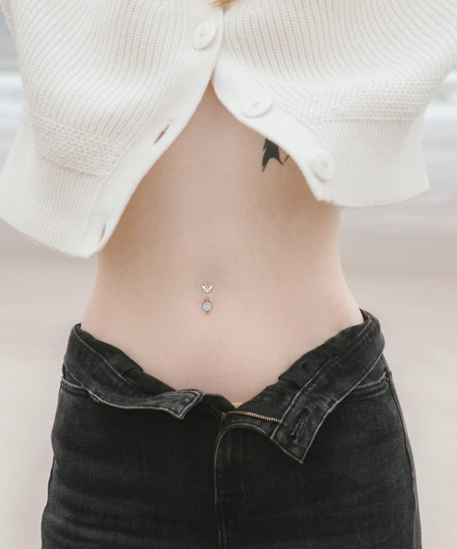 vcmart Bauchnabelpiercing 2stk Bauchnabelpiercing Herz 10mm günstig online kaufen