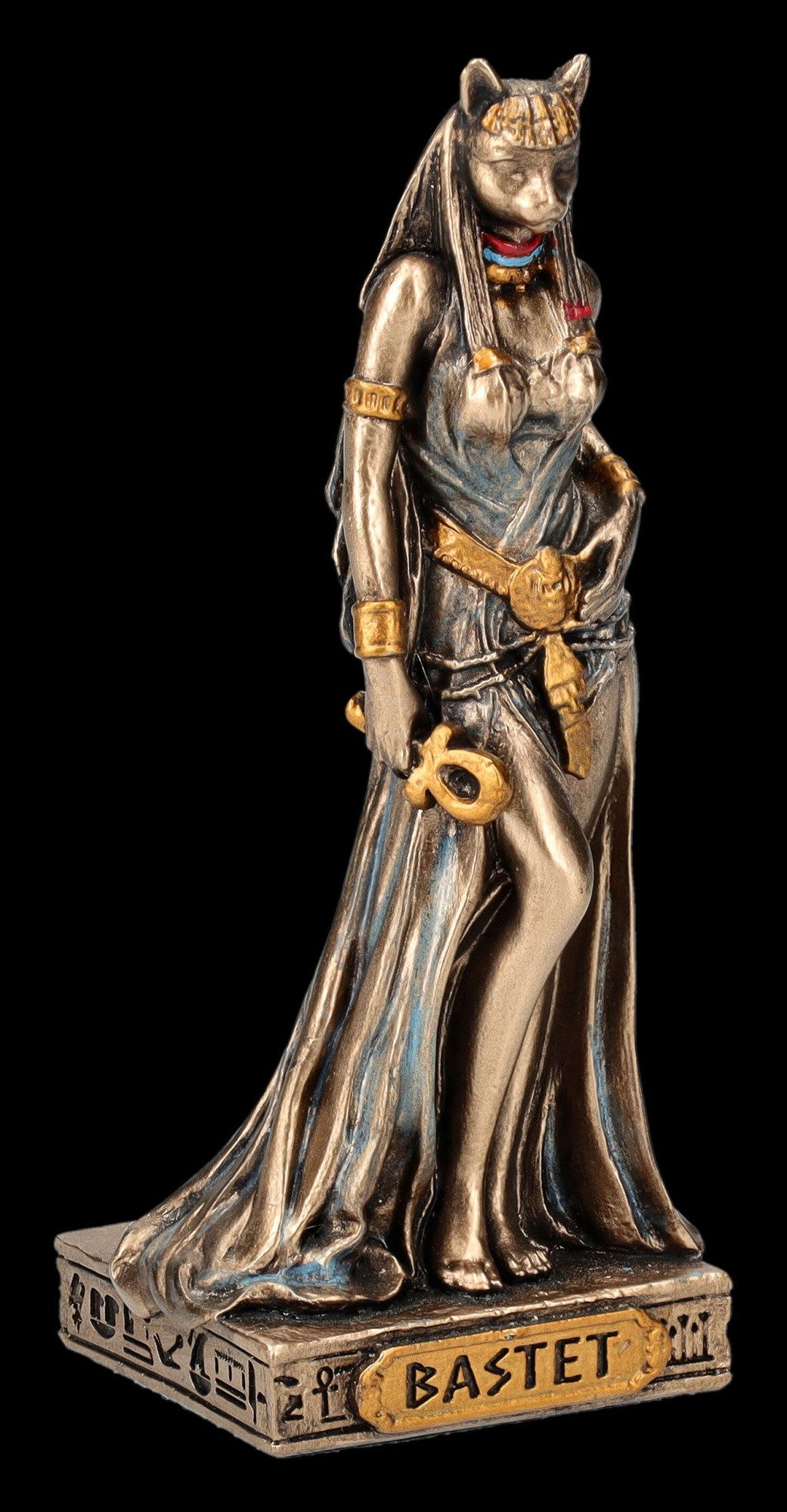 Figuren Shop GmbH Dekofigur Bastet Figur – Ägyptische Göttin Statue Miniatu günstig online kaufen