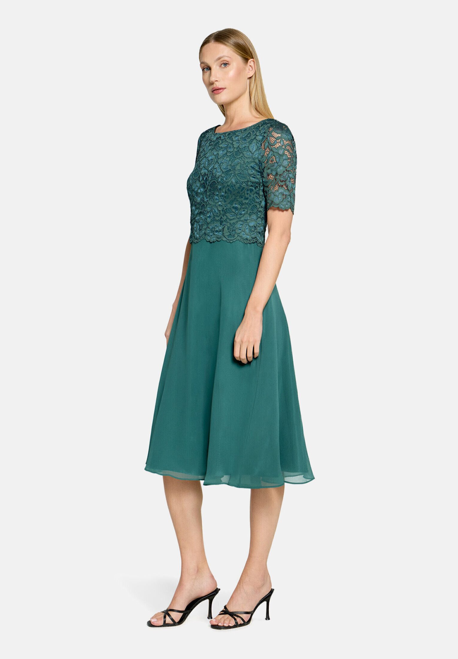 Vera Mont Cocktailkleid Damen mit Spitze Spitze