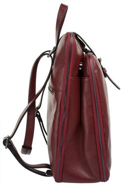 Cluty Cityrucksack, echt Leder, Made in Italy