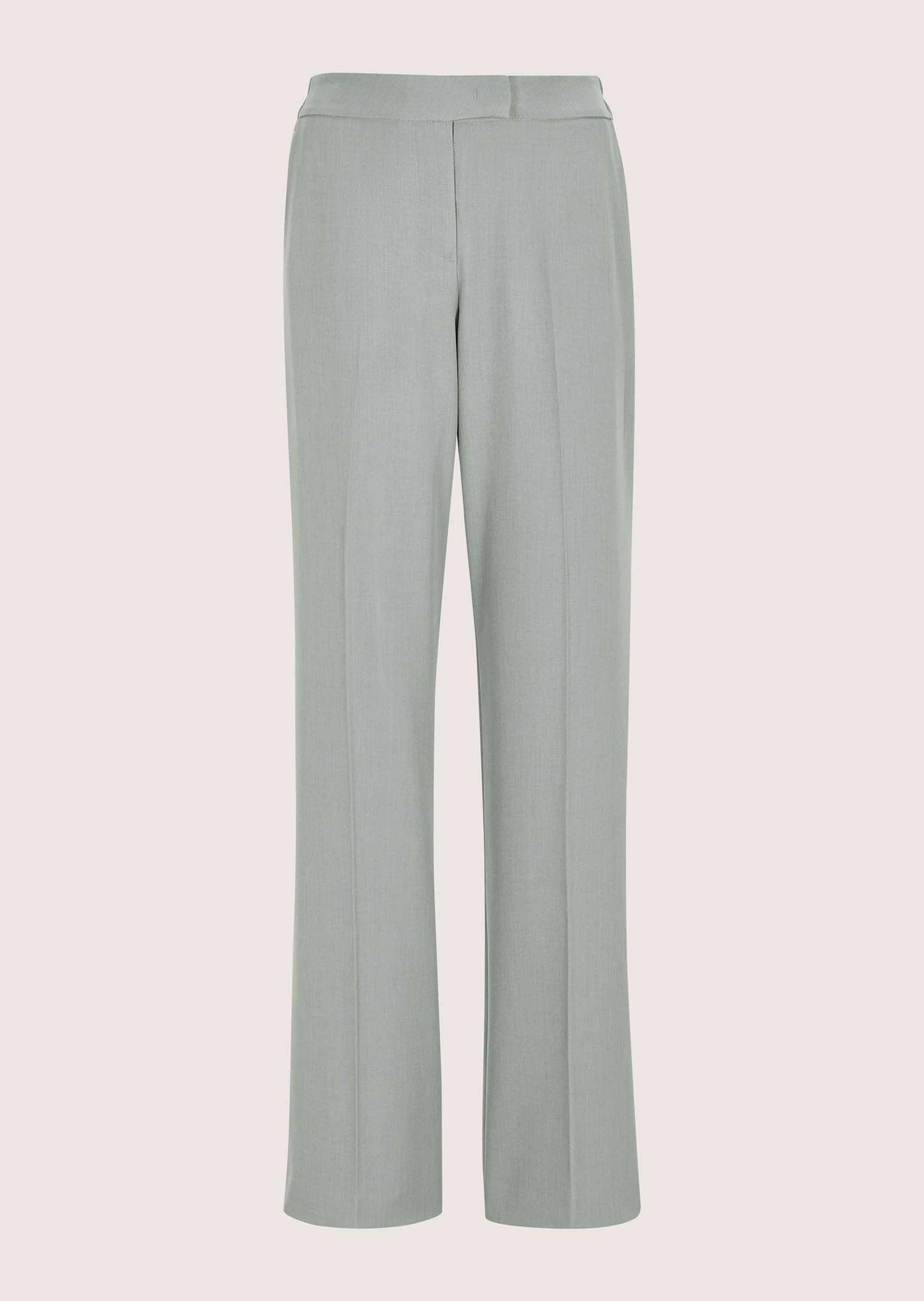 Stoffhose Palazzohose mit Teildehnbund