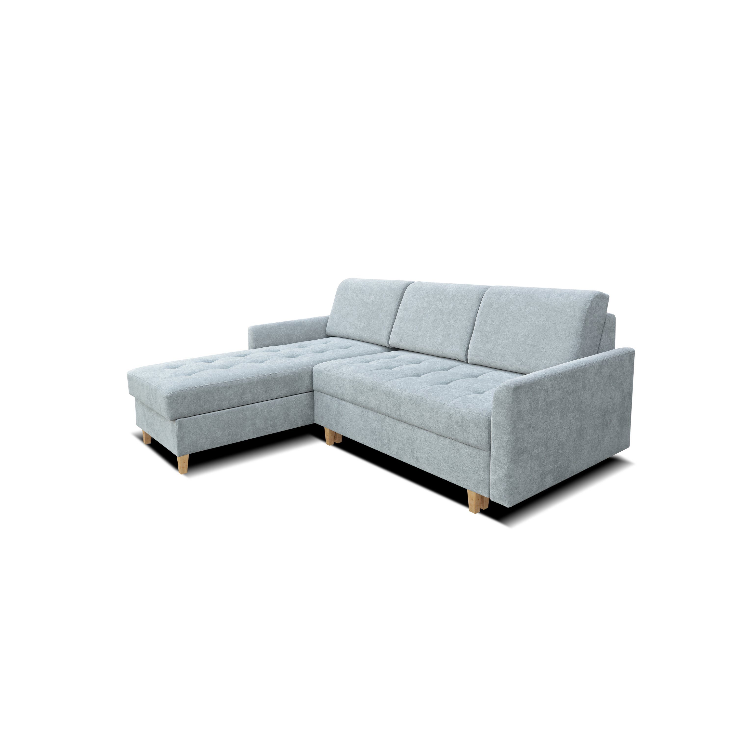 robin Ecksofa Simi Ecksofa mit Schlaffunktion Schlafsofa Freistehende Eckcouch