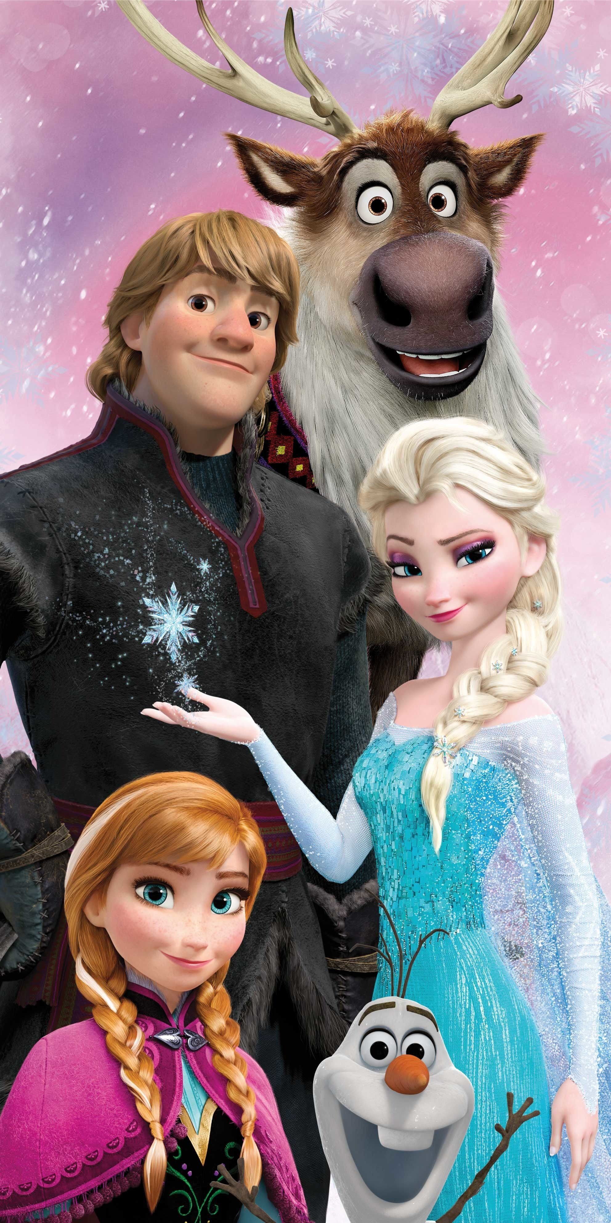 Disney Frozen Strandtuch Badehandtuch 70x140 cm aus Baumwolle – saugfähig & weich, (1-St)