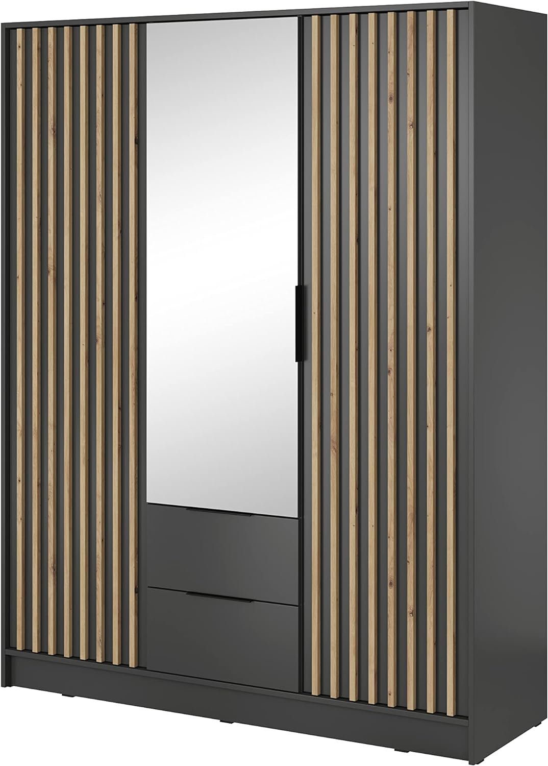 MOEBLO Kleiderschrank JOHN (Latten aus Holz, günstig online kaufen