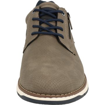 TOM TAILOR Herren Schuhe modische Halbschuhe 7480090001 Schnürschuh Gepolstert, Reißverschluss