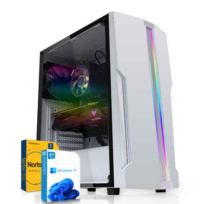 SYSTEMTREFF Gaming-PC (AMD Ryzen 5 5500, Nvidia GeForce RTX 3080 10GB GDDR6X, 16 GB RAM, 1000 GB HDD, Luftkühlung)