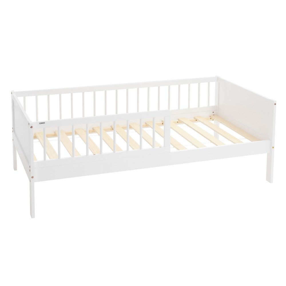 Jugendbett Bodenbett Juniorbett inkl. Lattenrost Einzelbett für Kinder Kinderbett