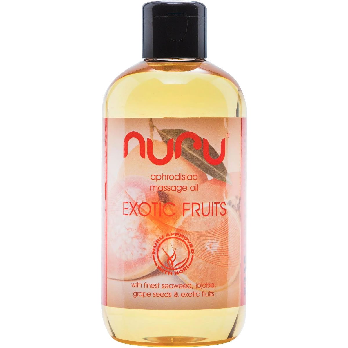 NURU Gleit- & Massageöl Exotic Fruits, Flasche mit, 1-tlg., aphrodisierendes Massageöl