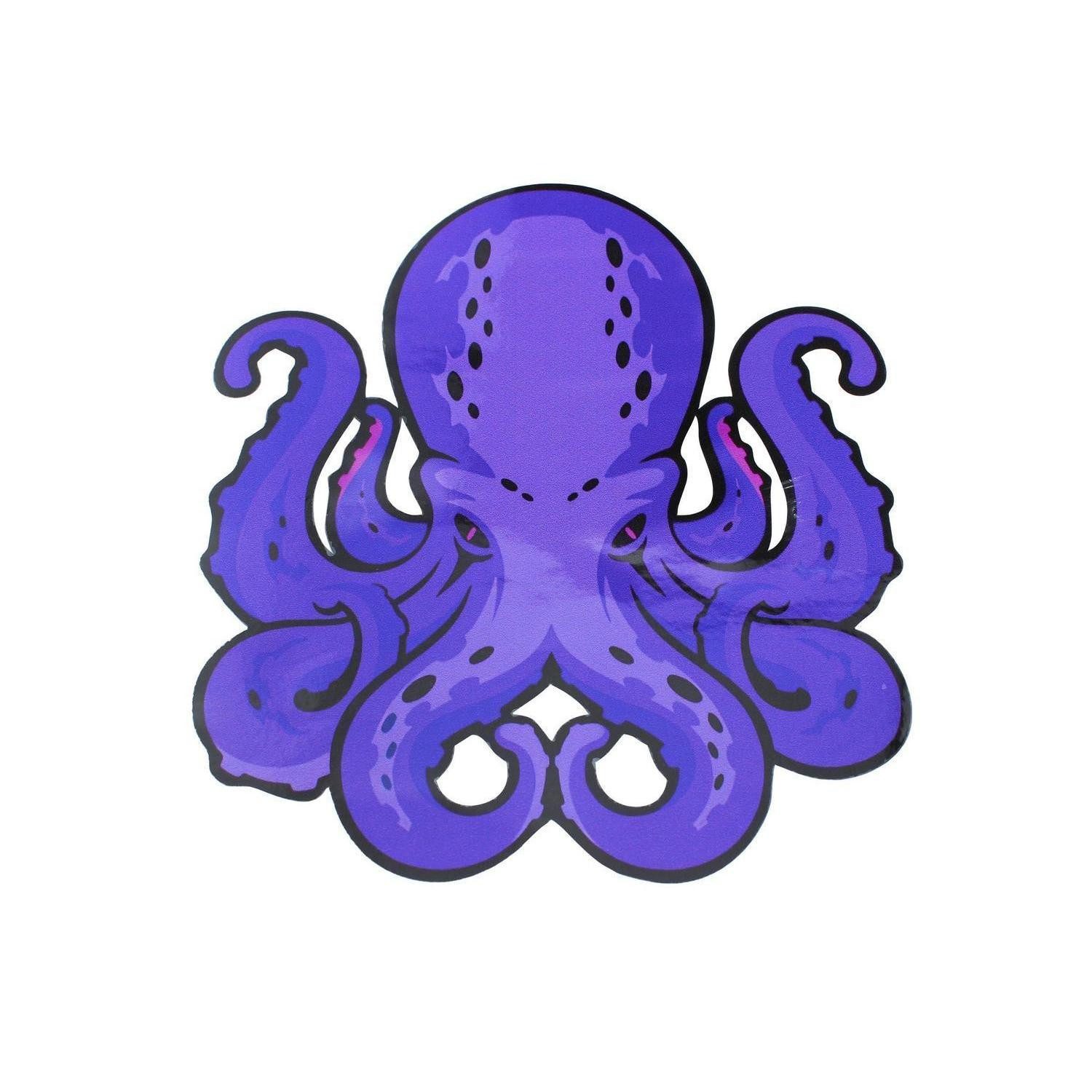 LuxusKollektion Aufkleber Aufkleber Oktopus Lila PVC Auto Kompletter Oktopus(1stück, 10cm*9.5cm)