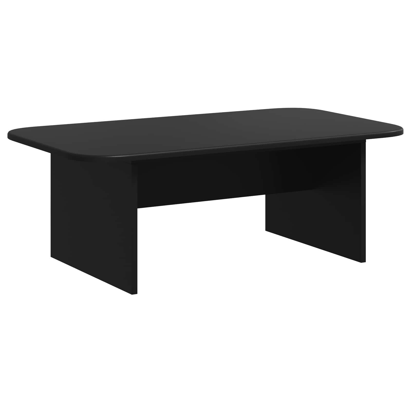 vidaXL Couchtisch Couchtisch Schwarz 93 x 53 x 33 cm Holzwerkstoff (1-St)