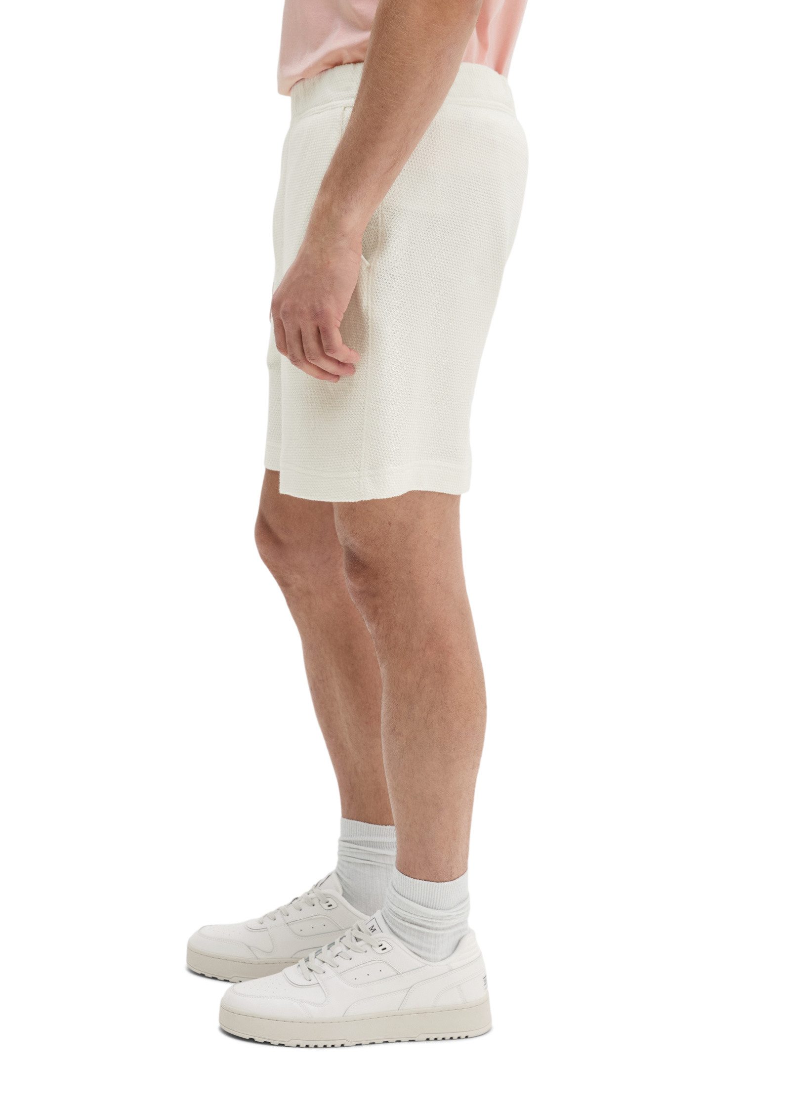Marc O'Polo Shorts mit feiner Waffel-Struktur