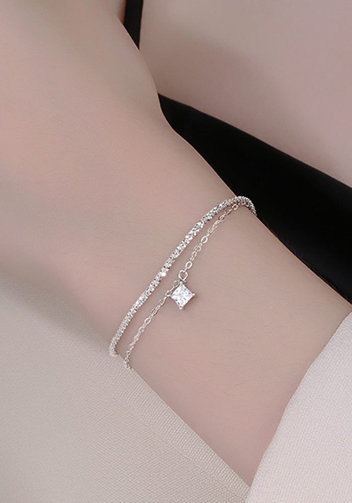 Color Design Silberarmband Armband aus 925 Silber CD-SMK-103, Armkette Läng günstig online kaufen