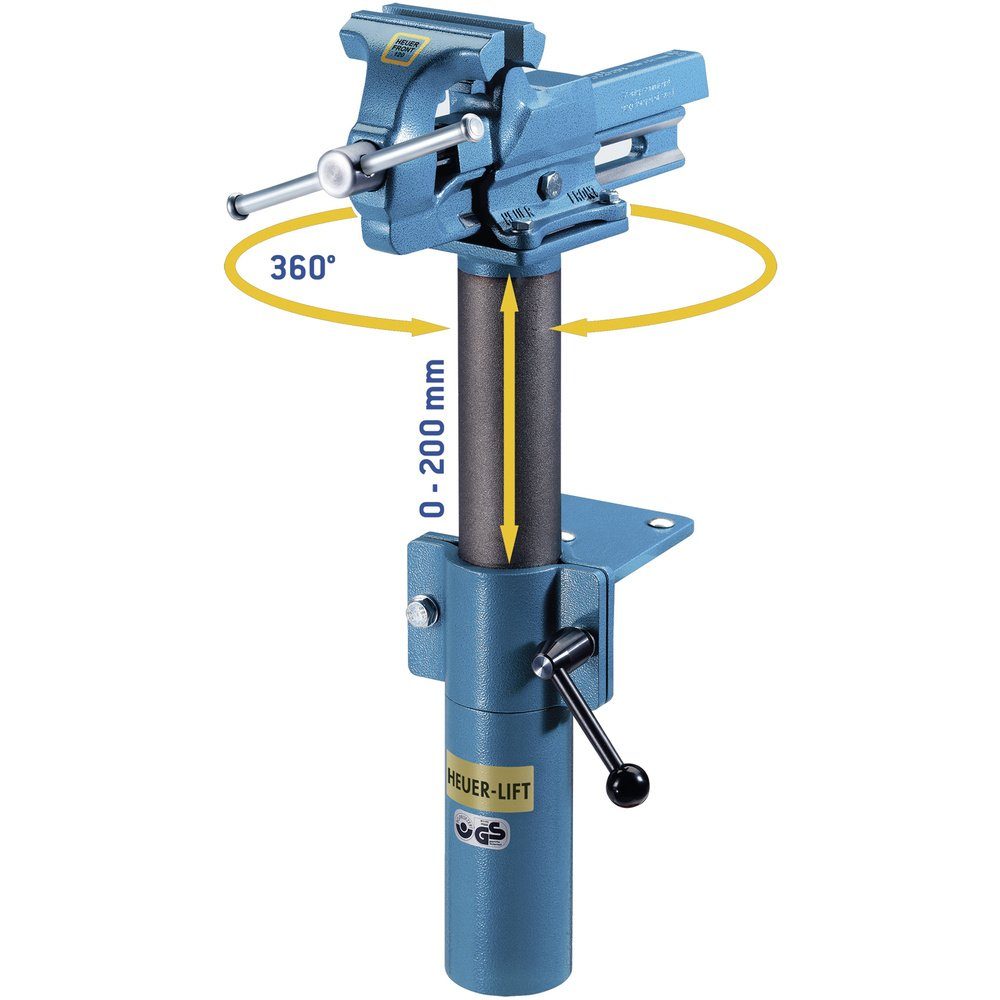 Brockhaus Heuer Schraubstock Brockhaus Heuer 104220 Höhenverstellgerät 104220 Backenbreite: 120 mm