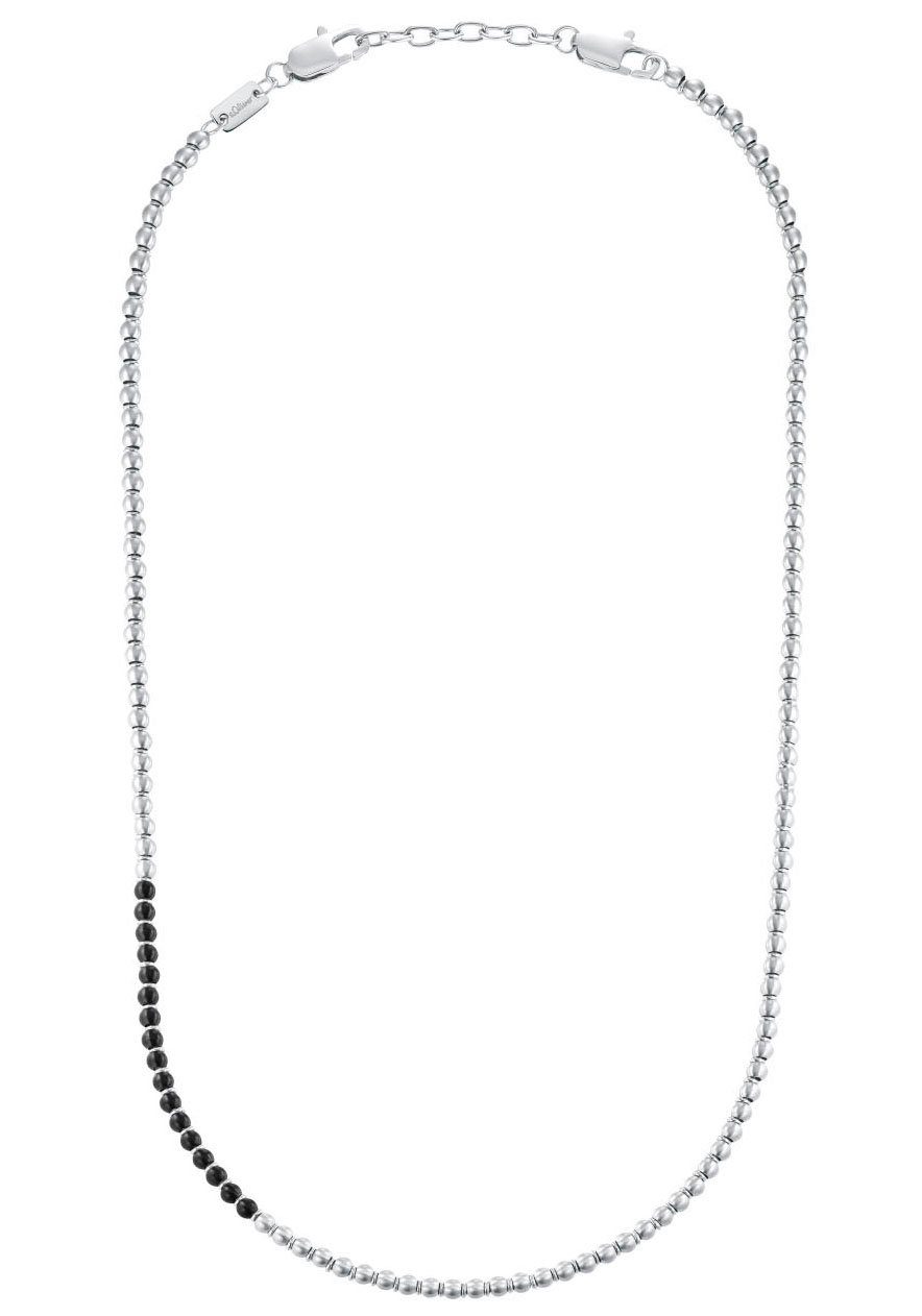 s.Oliver Edelstahlkette 2036858 schwarz|...