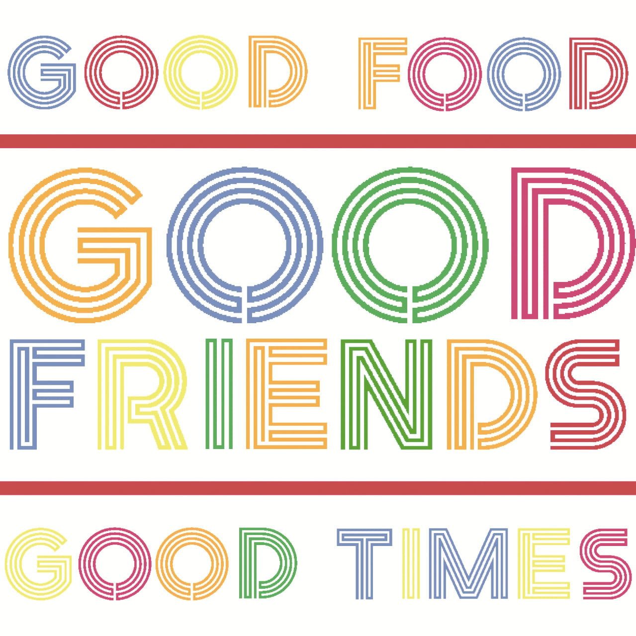 Duni Stoffserviette Duni Servietten food & friends 33 x 33 cm - 20er