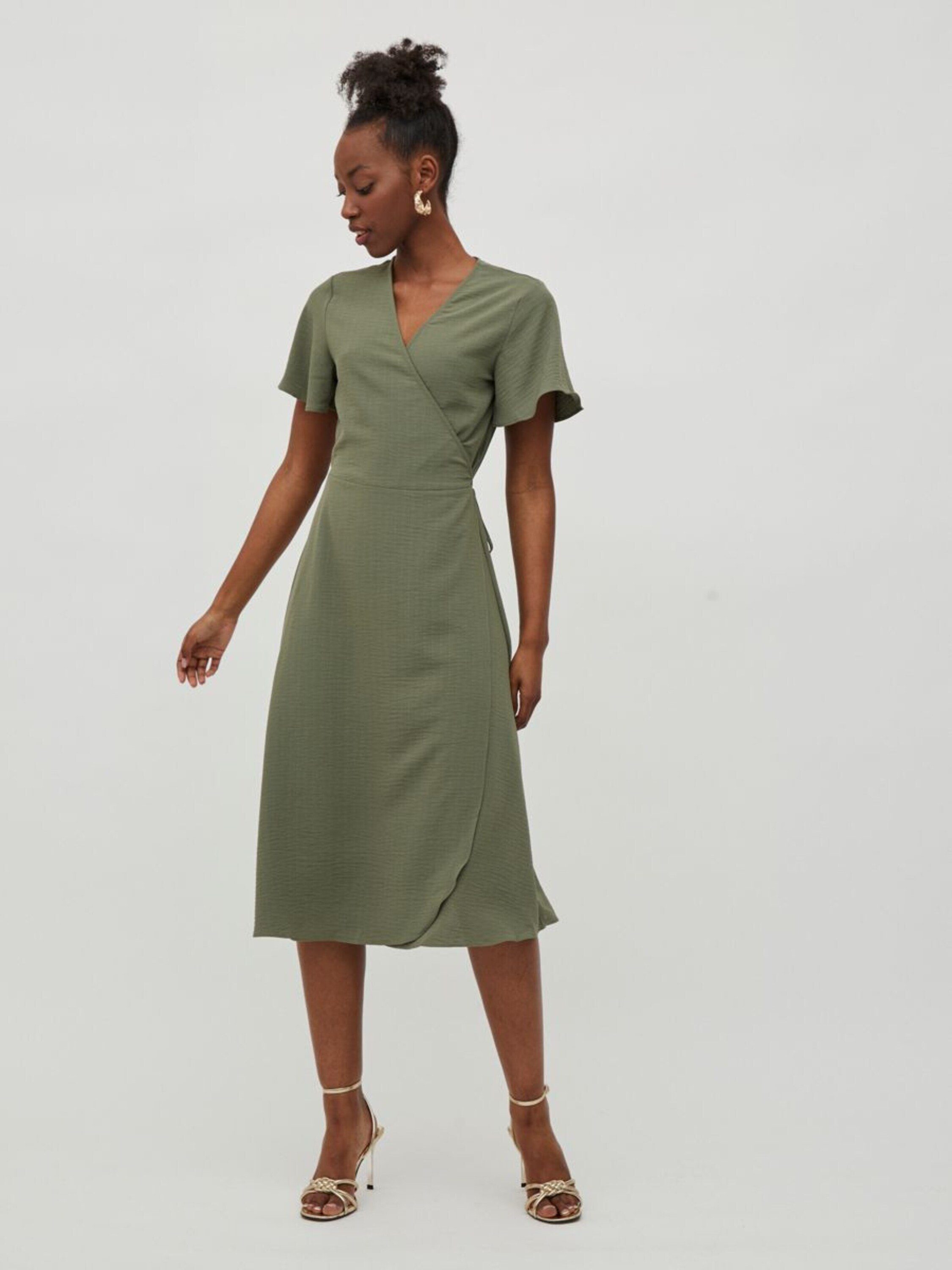 Vila Midikleid VILovie (1-tlg) Wickel-Design günstig online kaufen