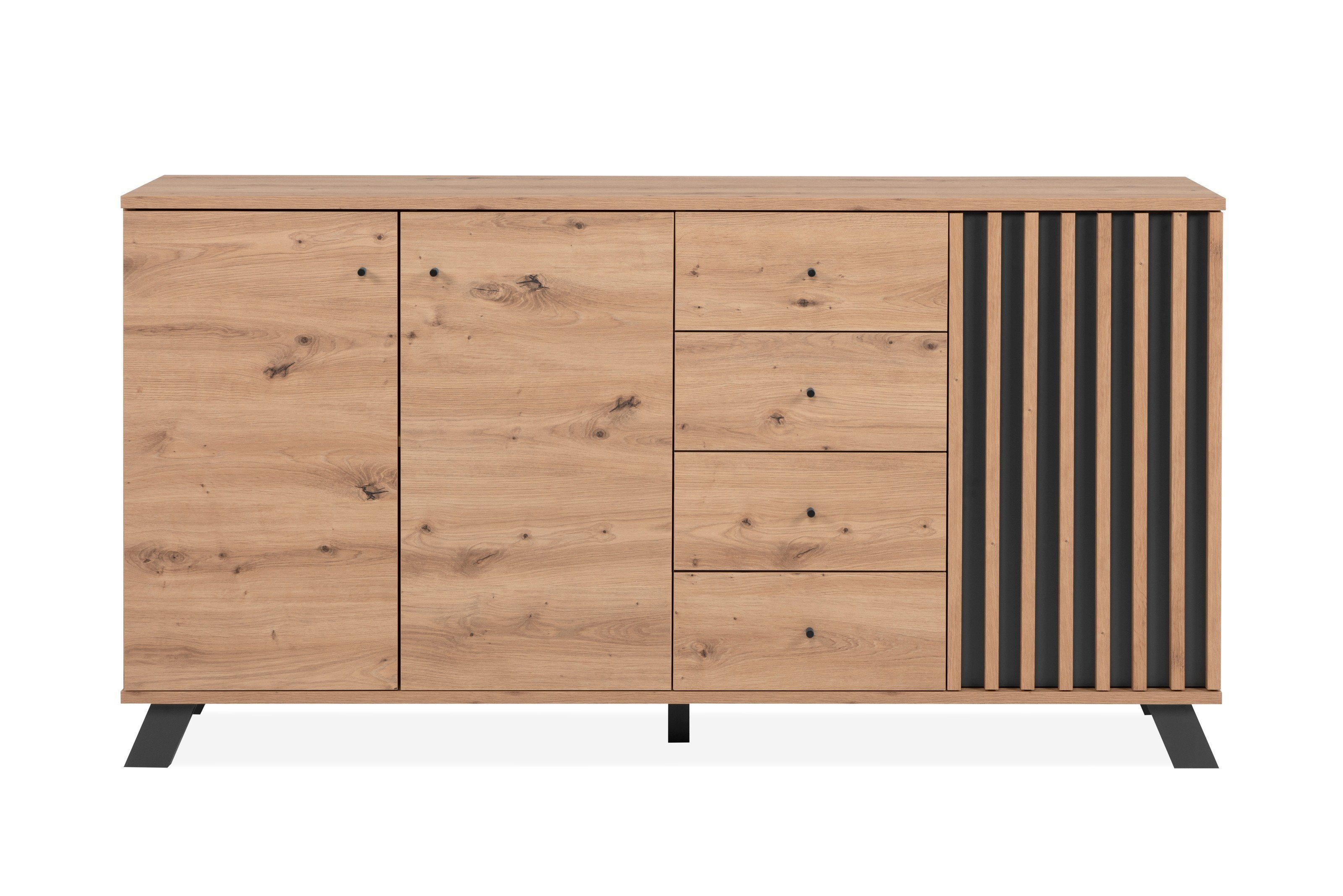 freiraum Sideboard Medan 51C, in Artisan Oak / Anthrazit