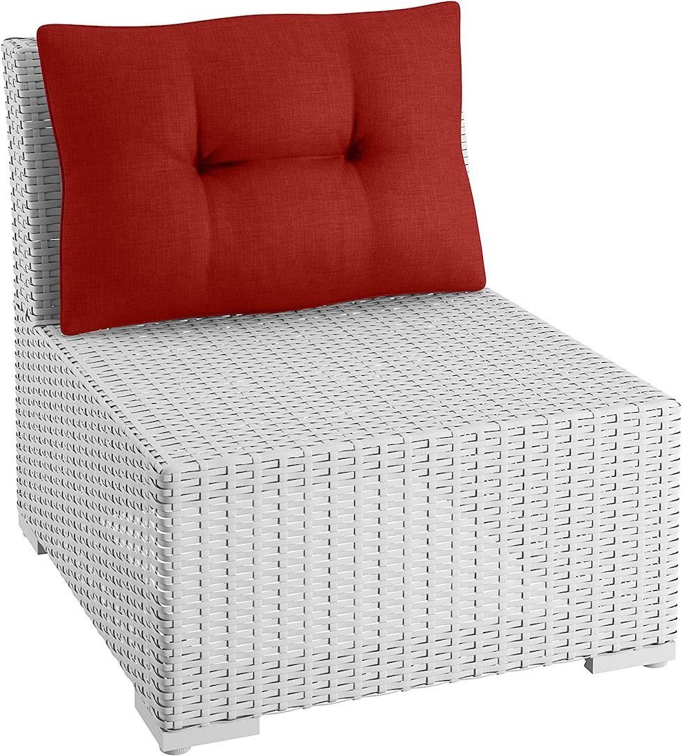 sunnypillow Stuhlkissen Gartenkissen für Gartenmöbel Rattanmöbel, günstig online kaufen
