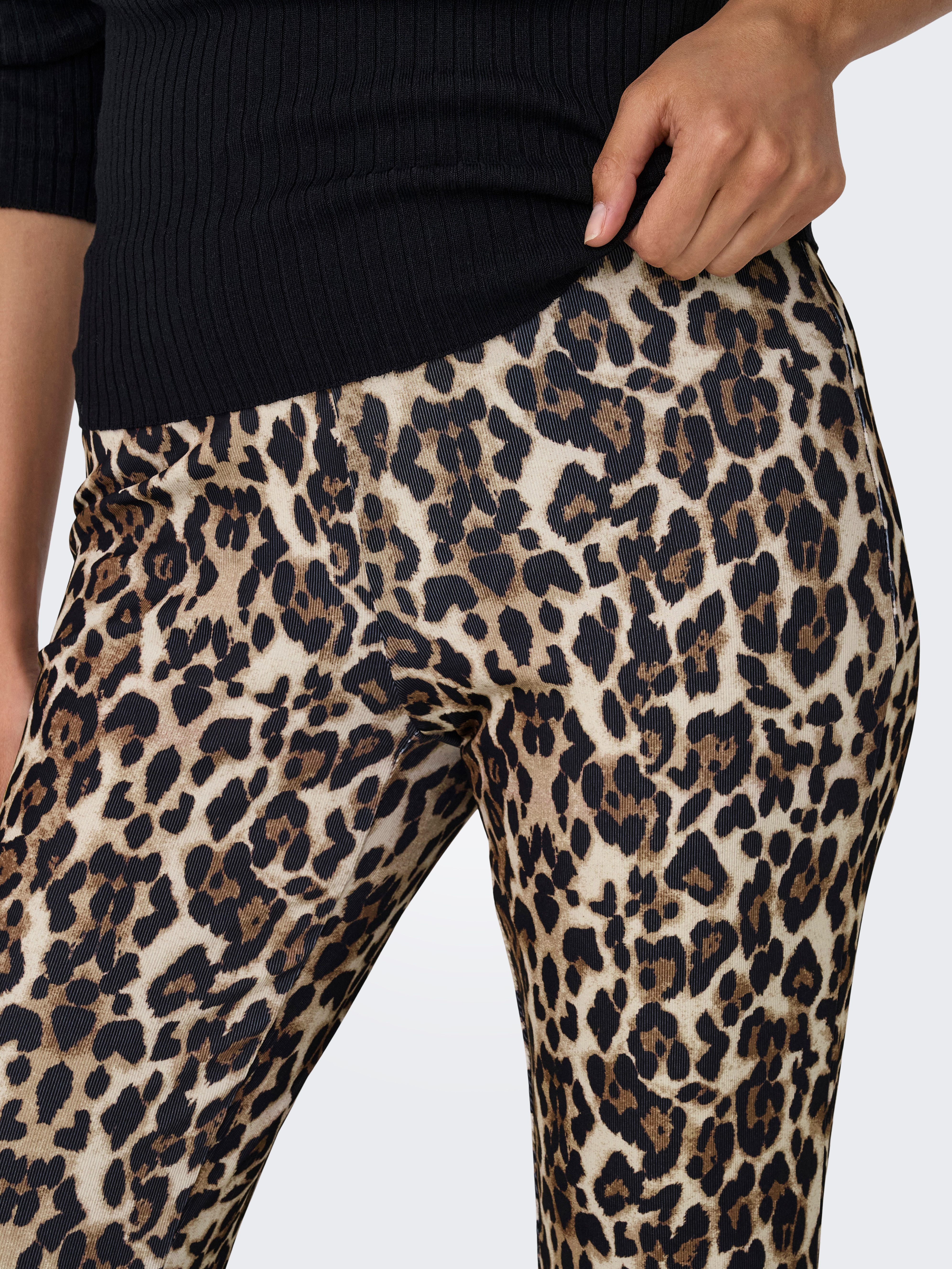 ONLY Highwaist Leggings ONLANNA RIB FLARED günstig online kaufen