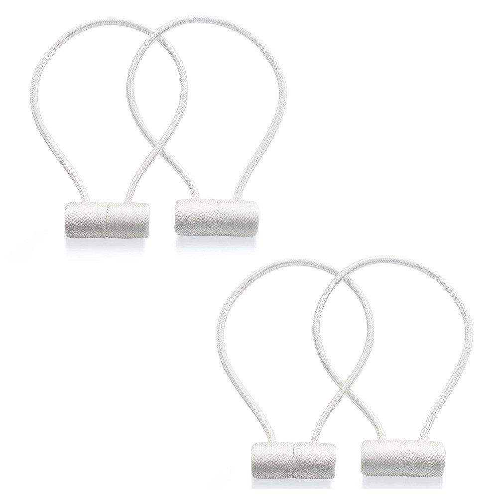 TUWENA Raffhalter 4 St Raffhalter Starke magnetische Vorhanghalterungen