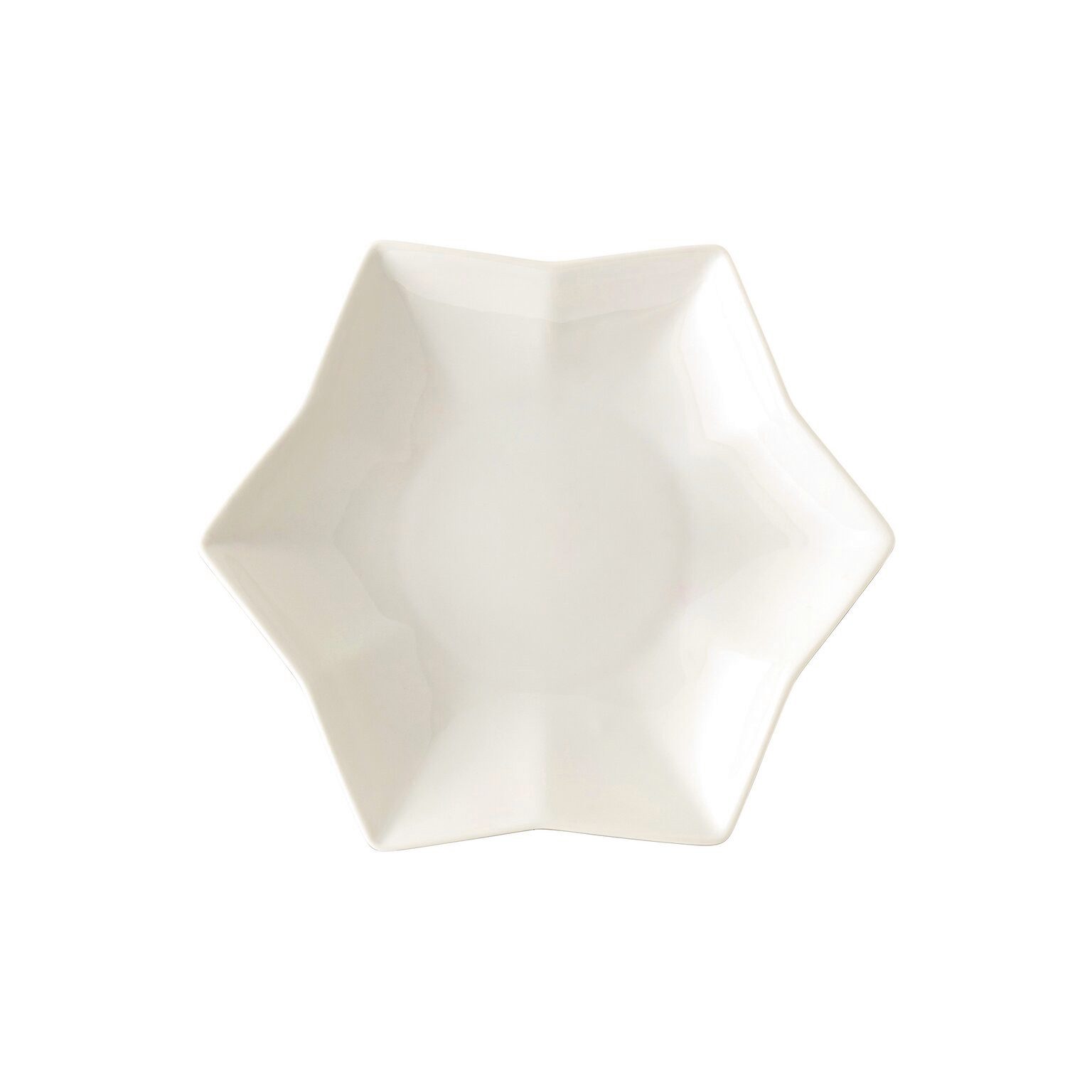 Hutschenreuther Schüssel Hutschenreuther Weihnachtszeit Sternschale, Bone China, Bone China