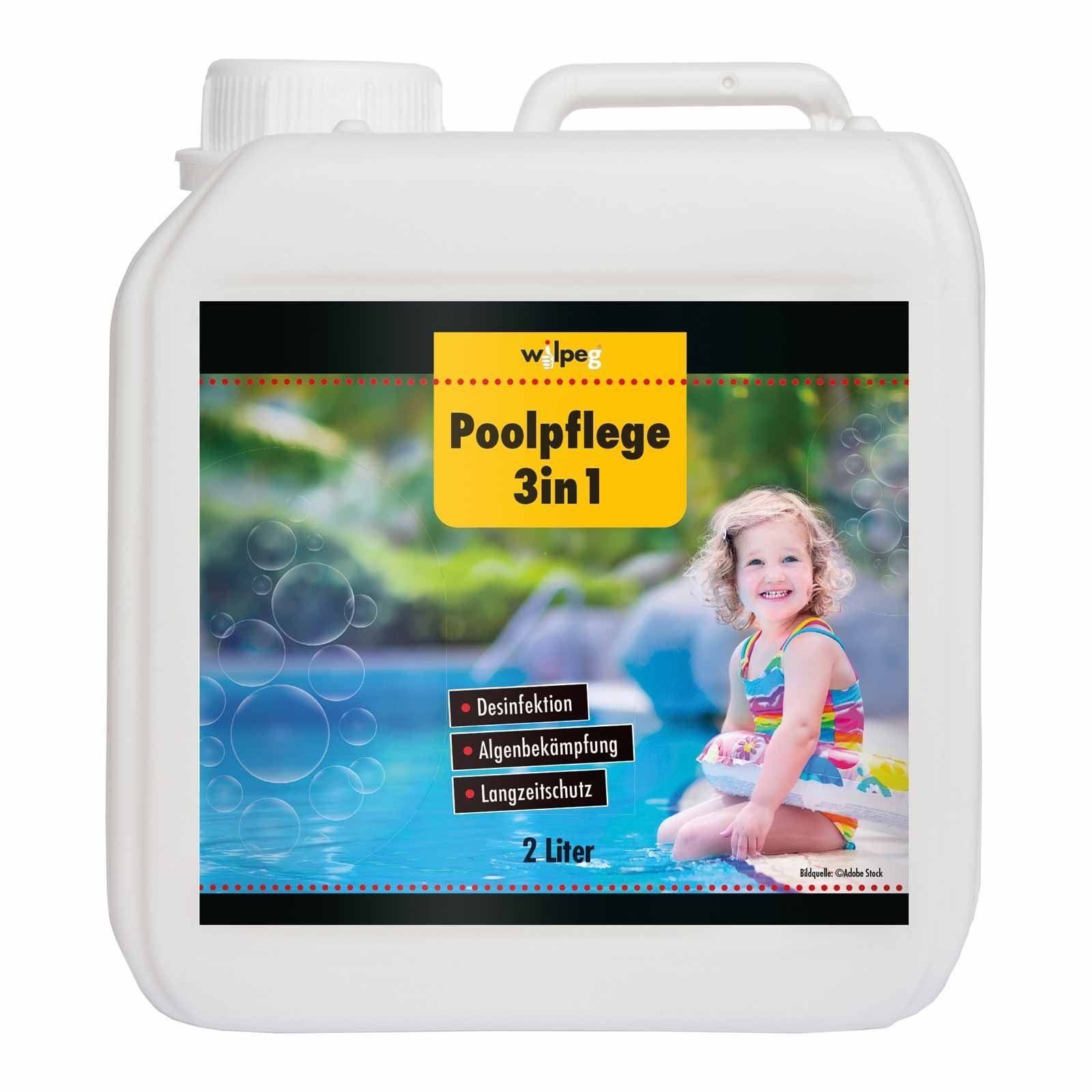 wilpeg® Poolpflege Poolpflege 3in1 2L, Desinfektion günstig online kaufen