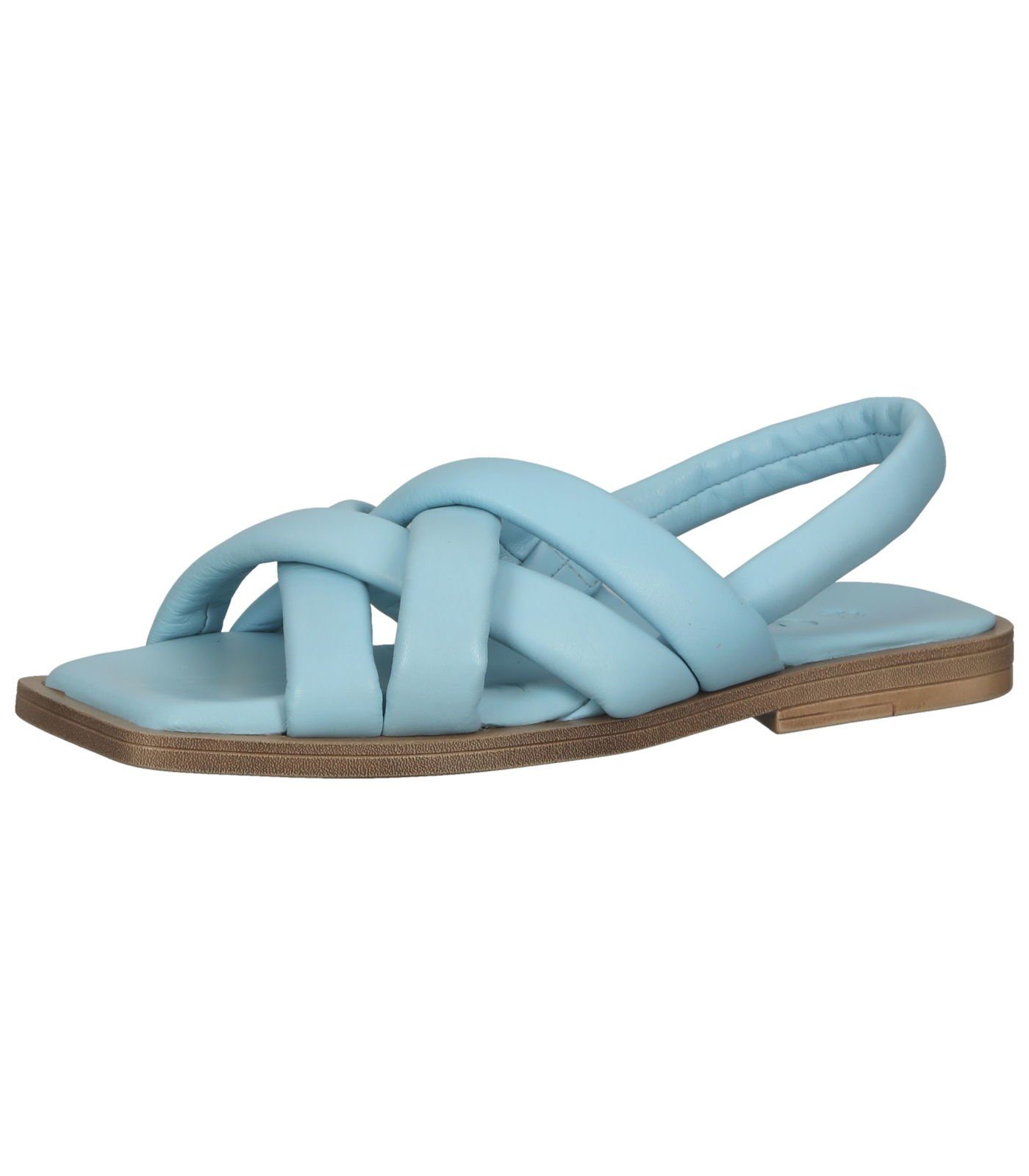 ILC Sandalen Leder Riemchensandalette Hellblau