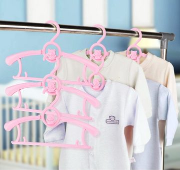 Homewit Kleiderbügel Ausziehbare Babykleiderbügel 29~37 cm ausziehbare Kinderkleiderbügel, (Set, 1-tlg), 100% aus neues Kunststoff, Ideal für Baby und Kind