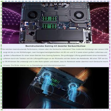 Lenovo LOQ Gaming-Notebook (AMD, RTX 4050, 512 GB SSD, Mit QWERTZ Tastatur FHD (1920x1080) IPS)