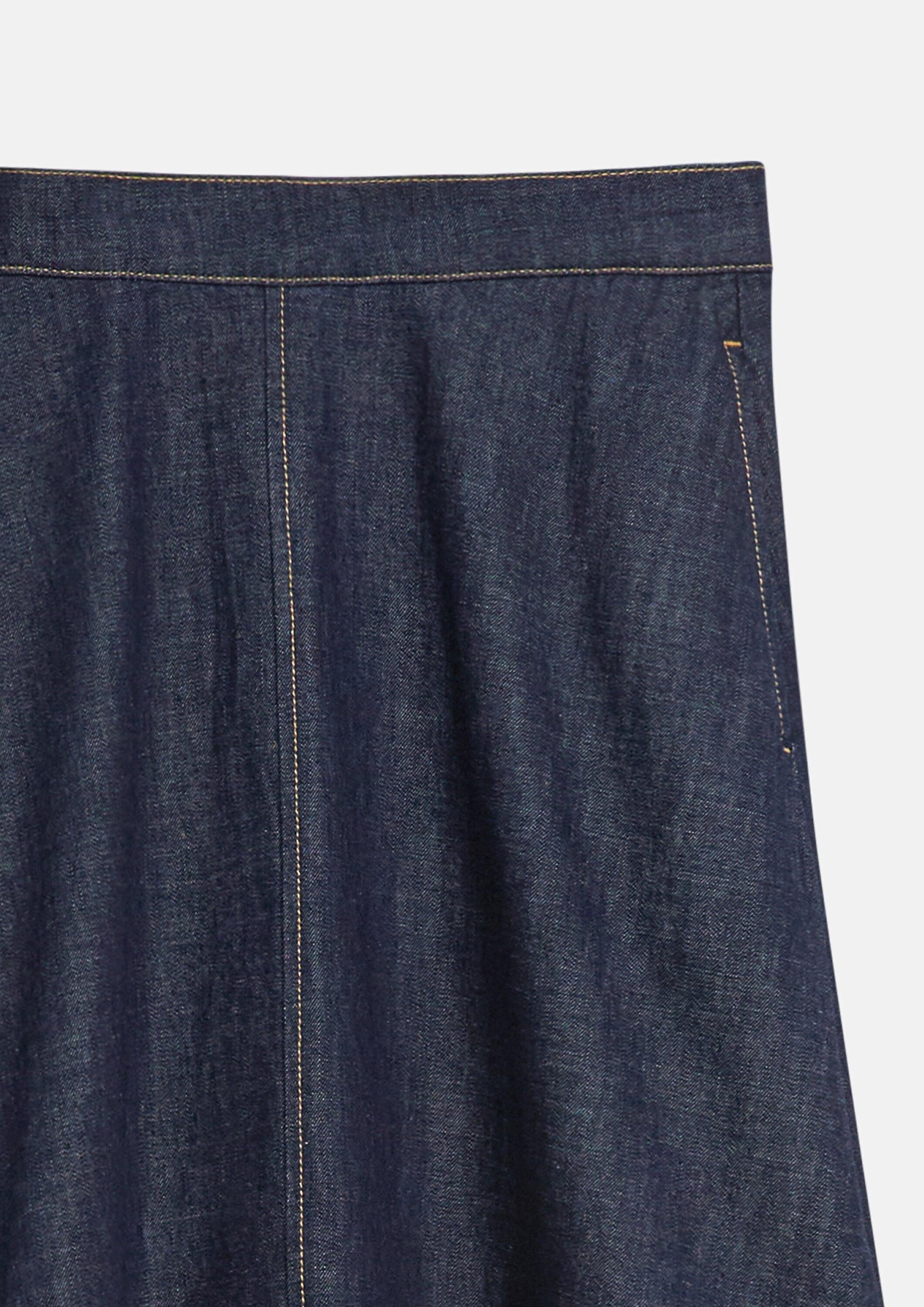 comma Midirock Rock Leichter Denimrock im A-Shape