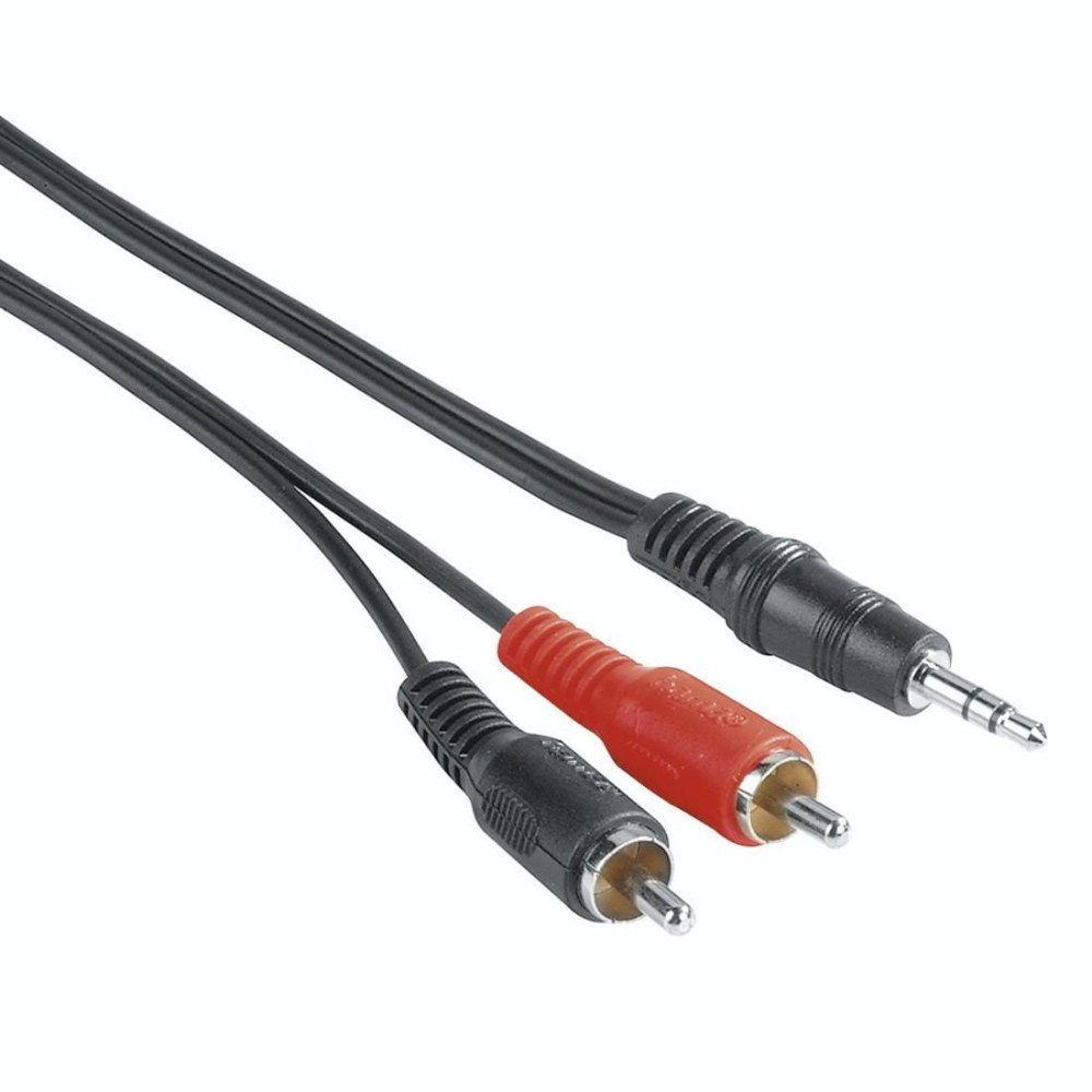 Audio-Kabel, 3,5-mm-Klinken-Stecker - 2 Cinch-Stecker, 2 m (00205106) Audio- & Video-Kabel
