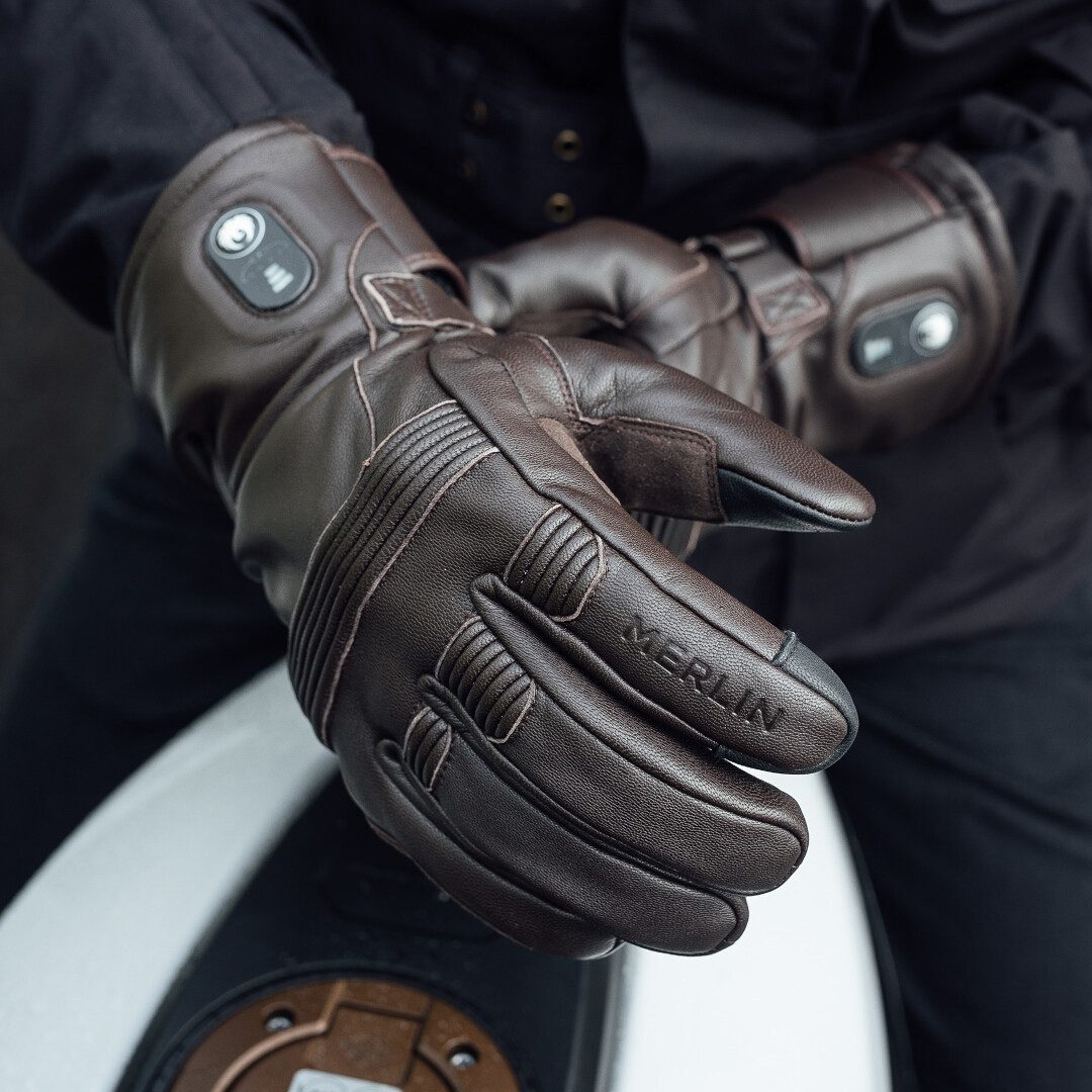 Merlin Motorradhandschuhe Minworth II D3O beheizbare wasserdichte Motorrad Handschuhe