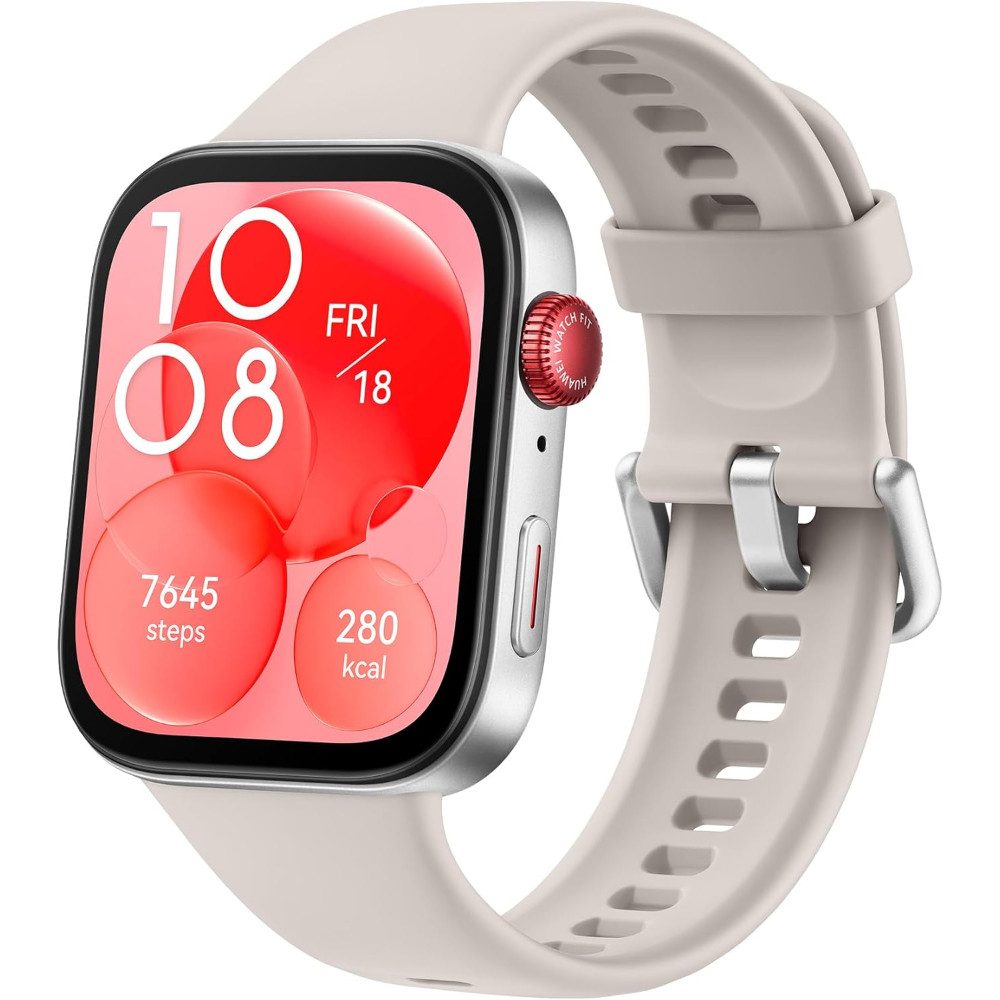 Huawei Fitness-Tracking Bis zu 10 Tage Akkulaufzeit Bluetooth Anruf Funktion Smartwatch (1,82 Zoll, Android iOS), Ultraflache Herren's Damen's uhr mit AMOLED-Display Fitnessfunktionen