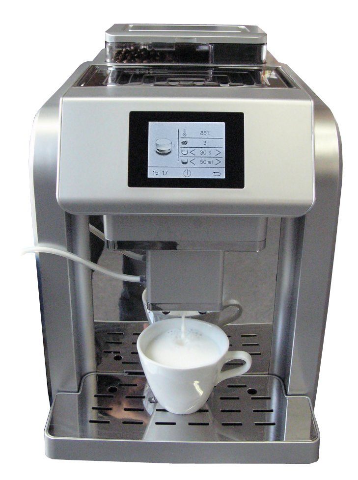 durch Acopino One-Touch-Bedienung Monza Besonders Touch, Kaffeevollautomat One einfache Anthrazit Kaffeeherstellung