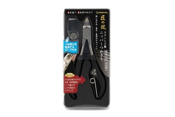 Seki EDGE Nagelknipser Nagelknipser mit Kunststoff-Griff und Abschirmung G-1051 6.8x14x1.8 cm, handgeschärftes Qualitätsprodukt aus Japan