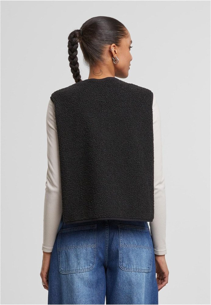 URBAN CLASSICS Sweatweste Ladies Buttoned Teddy Vest günstig online kaufen