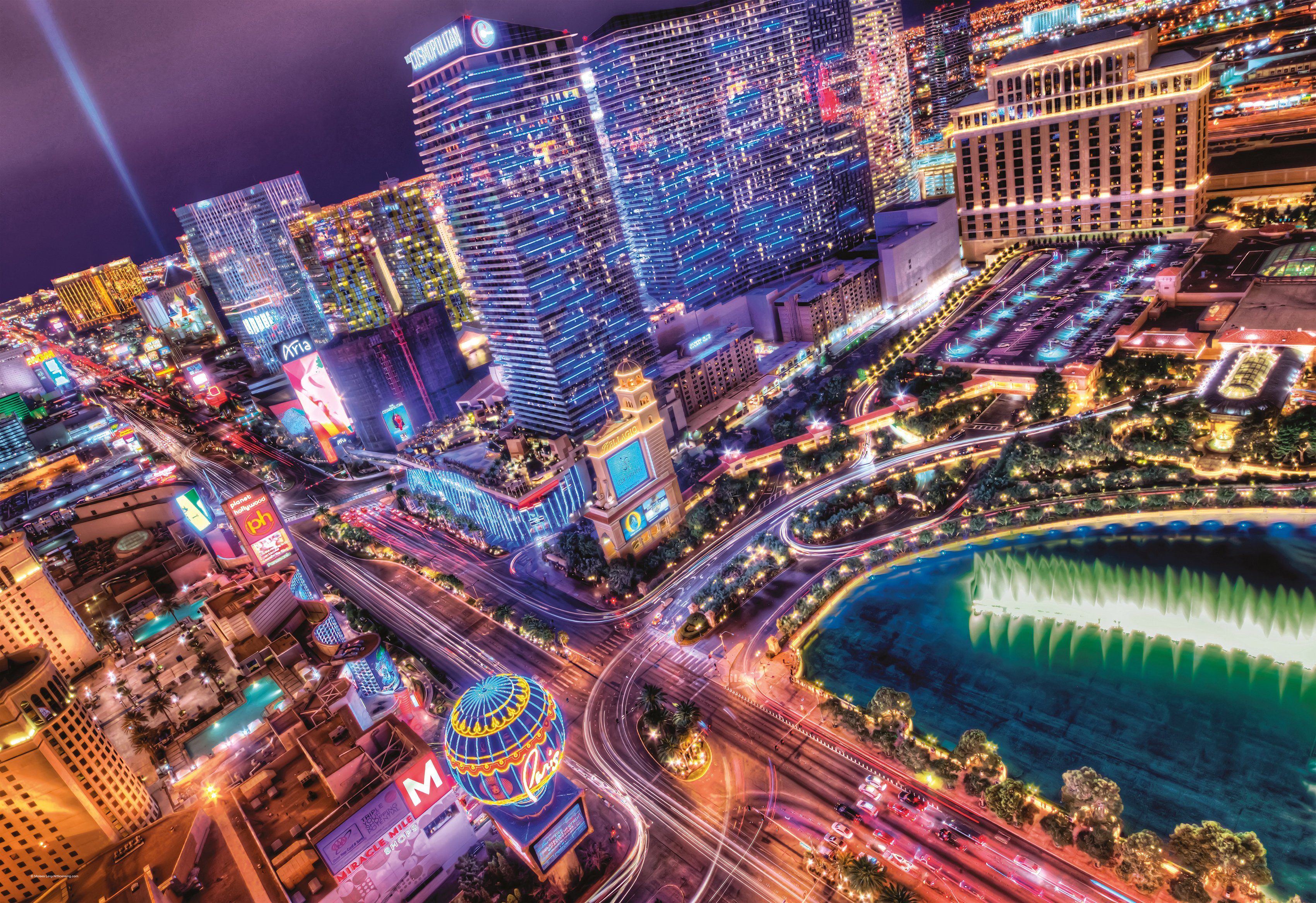 Clementoni® Puzzle High Quality Collection, Las Vegas, 2000 Puzzleteile, Ma günstig online kaufen