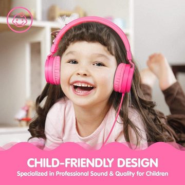 ONTA Faltbarer Leichte für Kinder On Ear Audio Kinder-Kopfhörer (Klangisolierung für ungestörten Musikgenuss, egal wo Sie sich befinden., mit erstklassiger Klangqualität und individuellem Komfort)